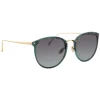 Linda Farrow - 251 C40 Oval Sunglasses - Jade - Linda Farrow Eyewear - Avvenice