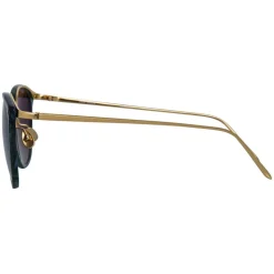Linda Farrow - 251 C40 Oval Sunglasses - Jade - Linda Farrow Eyewear - Avvenice