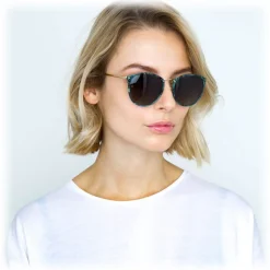 Linda Farrow - 251 C40 Oval Sunglasses - Jade - Linda Farrow Eyewear - Avvenice