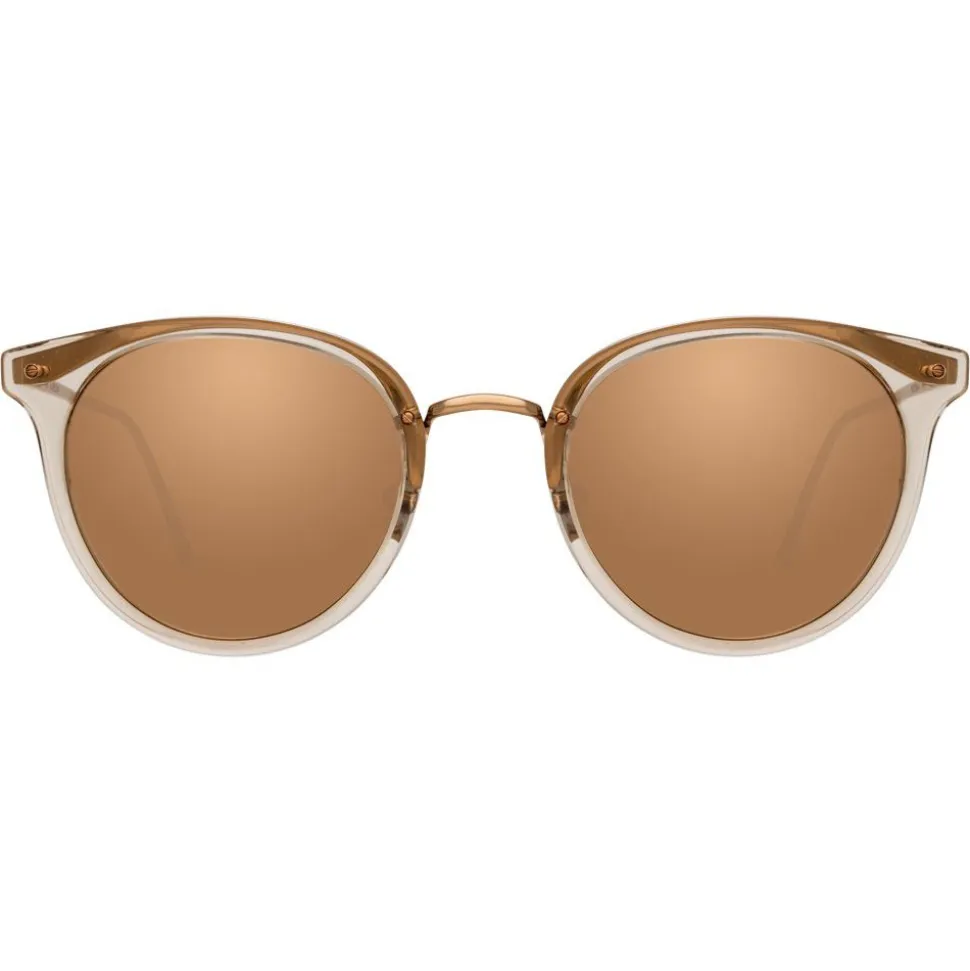 Linda Farrow - 722 C5 Oval Sunglasses - Ash - Linda Farrow Eyewear - Avvenice