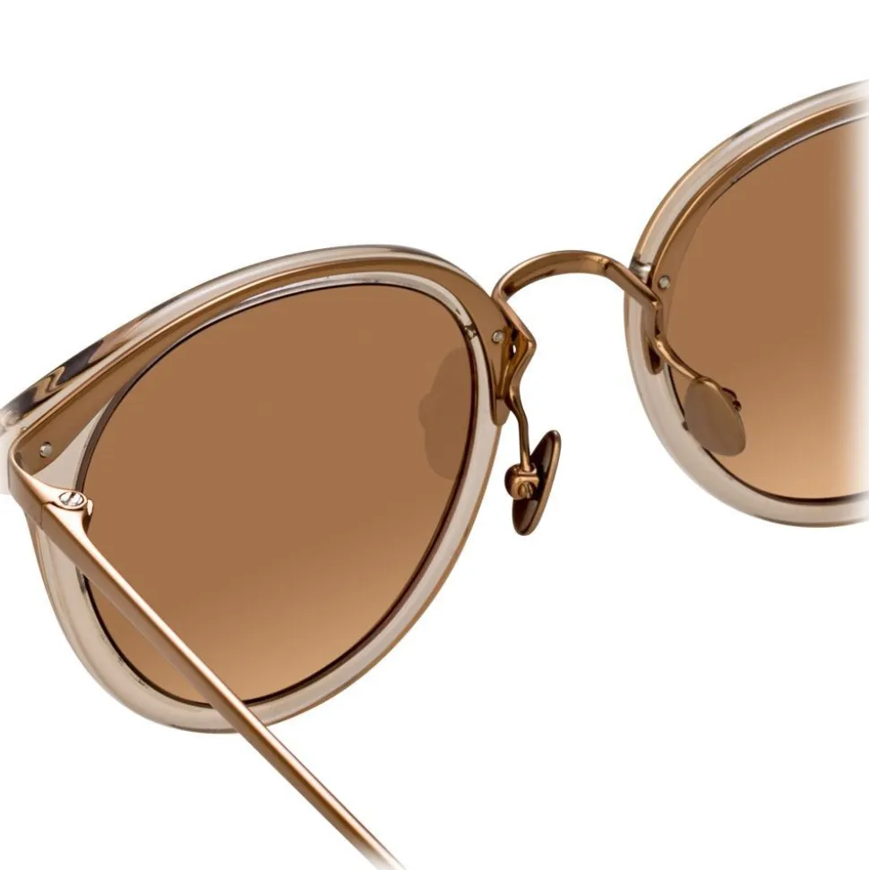 Linda Farrow - 722 C5 Oval Sunglasses - Ash - Linda Farrow Eyewear - Avvenice