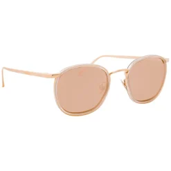Linda Farrow - 562 C3 Oval Sunglasses - Clear - Linda Farrow Eyewear - Avvenice