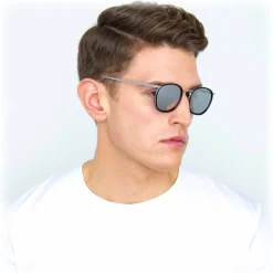 Linda Farrow - 562 C2 Oval Sunglasses - Black - Linda Farrow Eyewear - Avvenice