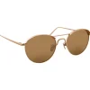 Linda Farrow - 623 C3 Oval Sunglasses - Rose Gold - Linda Farrow Eyewear - Avvenice