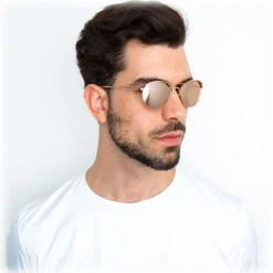 Linda Farrow - 623 C3 Oval Sunglasses - Rose Gold - Linda Farrow Eyewear - Avvenice