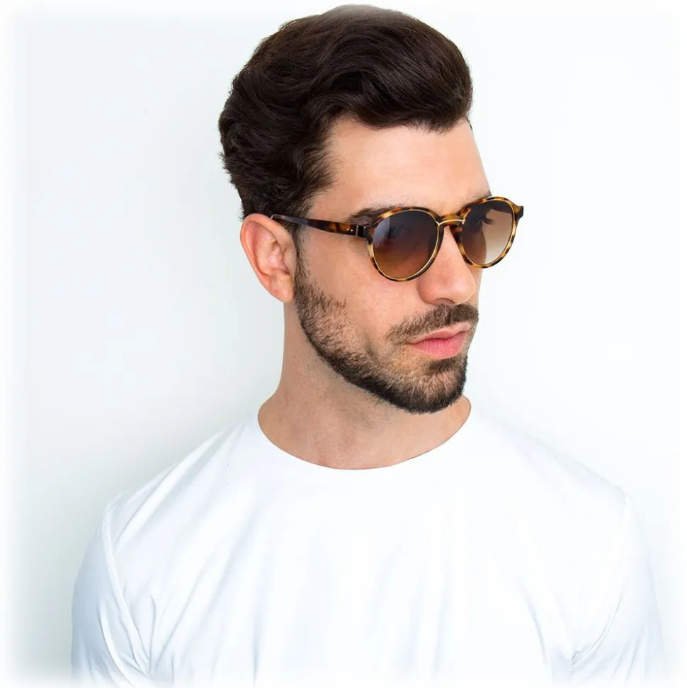 Linda Farrow - 652 C4 Oval Sunglasses - Tortoiseshell - Linda Farrow Eyewear - Avvenice