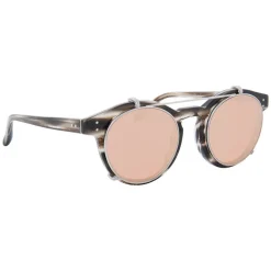 Linda Farrow - 569 C4 Oval Sunglasses - Grey Corn - Linda Farrow Eyewear - Avvenice