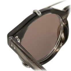 Linda Farrow - 569 C4 Oval Sunglasses - Grey Corn - Linda Farrow Eyewear - Avvenice