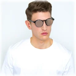 Linda Farrow - 569 C4 Oval Sunglasses - Grey Corn - Linda Farrow Eyewear - Avvenice