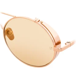 Linda Farrow - 427 C13 Oval Sunglasses - Rose Gold - Linda Farrow Eyewear - Avvenice