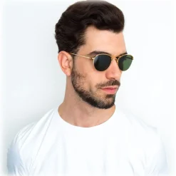 Linda Farrow - 623 C5 Oval Sunglasses - Yellow Gold - Linda Farrow Eyewear - Avvenice