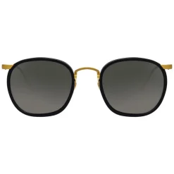 Linda Farrow - 562 C1 Oval Sunglasses - Black - Linda Farrow Eyewear - Avvenice