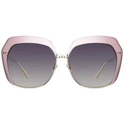 Linda Farrow - 578 C4 Oversized Sunglasses - Pink - Linda Farrow Eyewear - Avvenice