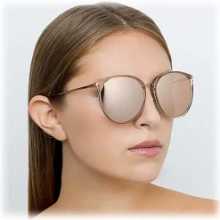 Linda Farrow - 747 C5 Oversized Sunglasses - Ash - Linda Farrow Eyewear - Avvenice