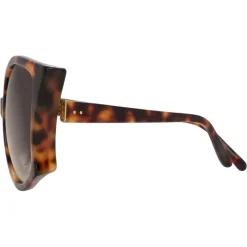 Linda Farrow - 595 C4 Oversized Sunglasses - Tortoiseshell - Linda Farrow Eyewear - Avvenice
