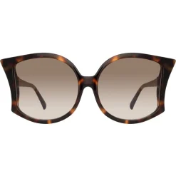 Linda Farrow - 595 C4 Oversized Sunglasses - Tortoiseshell - Linda Farrow Eyewear - Avvenice