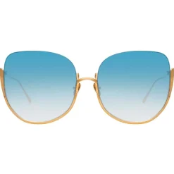 Linda Farrow - 847 C5 Oversized Sunglasses - Rose Gold - Linda Farrow Eyewear - Avvenice
