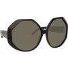 Linda Farrow - 780 C1 Oversized Sunglasses - Black - Linda Farrow Eyewear - Avvenice