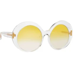 Linda Farrow - 844 C5 Oversized Sunglasses - Clear - Linda Farrow Eyewear - Regina King Official - Avvenice