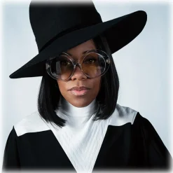 Linda Farrow - 844 C5 Oversized Sunglasses - Clear - Linda Farrow Eyewear - Regina King Official - Avvenice