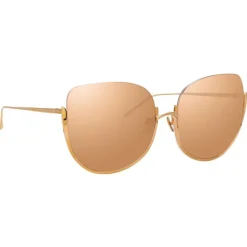 Linda Farrow - 847 C3 Oversized Sunglasses - Rose Gold - Linda Farrow Eyewear - Avvenice