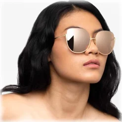 Linda Farrow - 847 C3 Oversized Sunglasses - Rose Gold - Linda Farrow Eyewear - Avvenice