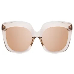 Linda Farrow - 556 C5 Oversized Sunglasses - Clear - Linda Farrow Eyewear - Avvenice