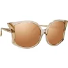 Linda Farrow - 595 C5 Oversized Sunglasses - Ash - Linda Farrow Eyewear - Avvenice