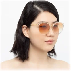 Linda Farrow - 747 C15 Oversized Sunglasses - Clear - Linda Farrow Eyewear - Avvenice
