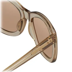 Linda Farrow - 513 C4 Oversized Sunglasses - Ash - Linda Farrow Eyewear - Avvenice