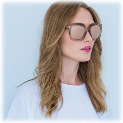 Linda Farrow - 513 C4 Oversized Sunglasses - Ash - Linda Farrow Eyewear - Avvenice