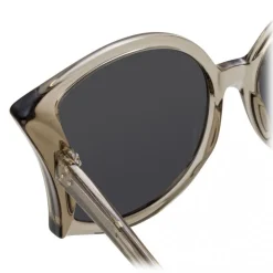 Linda Farrow - 595 C6 Oversized Sunglasses - Truffle - Linda Farrow Eyewear - Avvenice