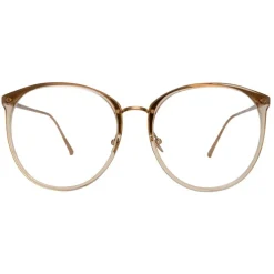 Linda Farrow - 747 C10 Oversized Optical Frames - Ash - Linda Farrow Eyewear - Avvenice