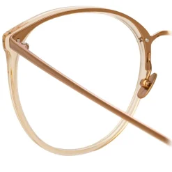 Linda Farrow - 747 C10 Oversized Optical Frames - Ash - Linda Farrow Eyewear - Avvenice