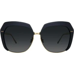 Linda Farrow - 578 C1 Oversized Sunglasses - Black - Linda Farrow Eyewear - Avvenice