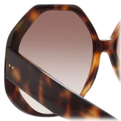 Linda Farrow - 780 C2 Oversized Sunglasses - Tortoise - Linda Farrow Eyewear - Avvenice