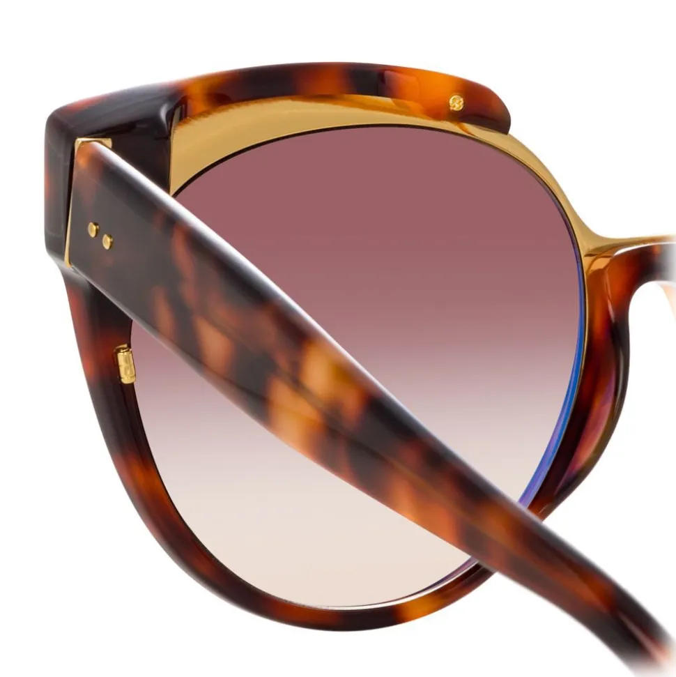 Linda Farrow - 790 C2 Oversized Sunglasses - Tortoise - Linda Farrow Eyewear - Avvenice