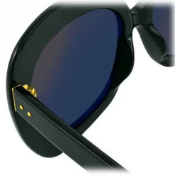 Linda Farrow - 600 C1 Oversized Sunglasses - Black - Linda Farrow Eyewear - Avvenice