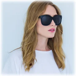 Linda Farrow - 513 C1 Oversized Sunglasses - Black - Linda Farrow Eyewear - Avvenice