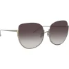 Linda Farrow - 847 C7 Oversized Sunglasses - Light Gold - Linda Farrow Eyewear - Avvenice