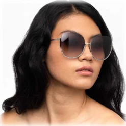 Linda Farrow - 847 C7 Oversized Sunglasses - Light Gold - Linda Farrow Eyewear - Avvenice