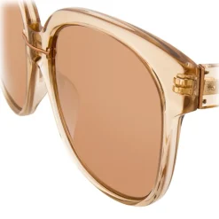 Linda Farrow - 651 C5 Oversized Sunglasses - Ash - Linda Farrow Eyewear - Avvenice