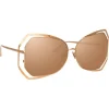 Linda Farrow - 695 C3 Oversized Sunglasses - Rose Gold - Linda Farrow Eyewear - Avvenice