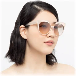 Linda Farrow - 790 C6 Oversized Sunglasses - Milky Pink - Linda Farrow Eyewear - Avvenice