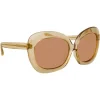 Linda Farrow - 600 C5 Oversized Sunglasses - Ash - Linda Farrow Eyewear - Avvenice