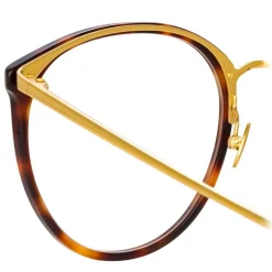 Linda Farrow - 747 C9 Oversized Optical Frames - Tortoise - Linda Farrow Eyewear - Avvenice