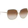 Linda Farrow - 847 C6 Oversized Sunglasses - Light Gold - Linda Farrow Eyewear - Avvenice