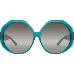 Linda Farrow - 780 C7 Oversized Sunglasses - Turquoise - Linda Farrow Eyewear - Avvenice