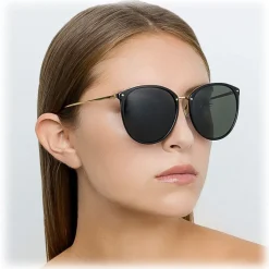 Linda Farrow - 747 C1 Oversized Sunglasses - Black - Linda Farrow Eyewear - Avvenice