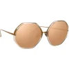 Linda Farrow - 901 C4 Oversized Sunglasses - Ash - Linda Farrow Eyewear - Avvenice